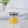 2015 New clear borosilicate glass jar, glass cookware with lid